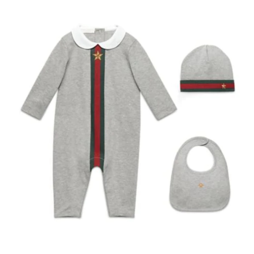 NWT Gucci 3pc Set 6/9 mos